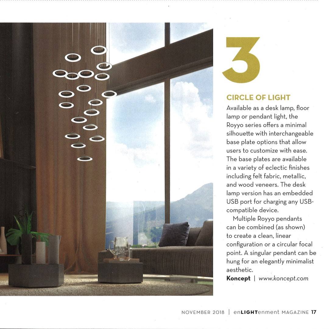 Royyo featured on EnLIGHTenment magazine