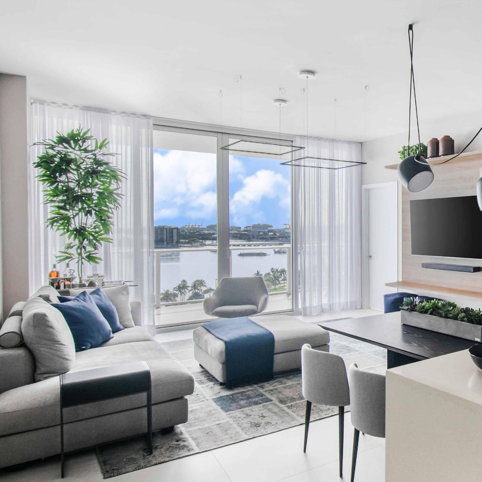 Z-Bar Pendant Square at Home Interior Design