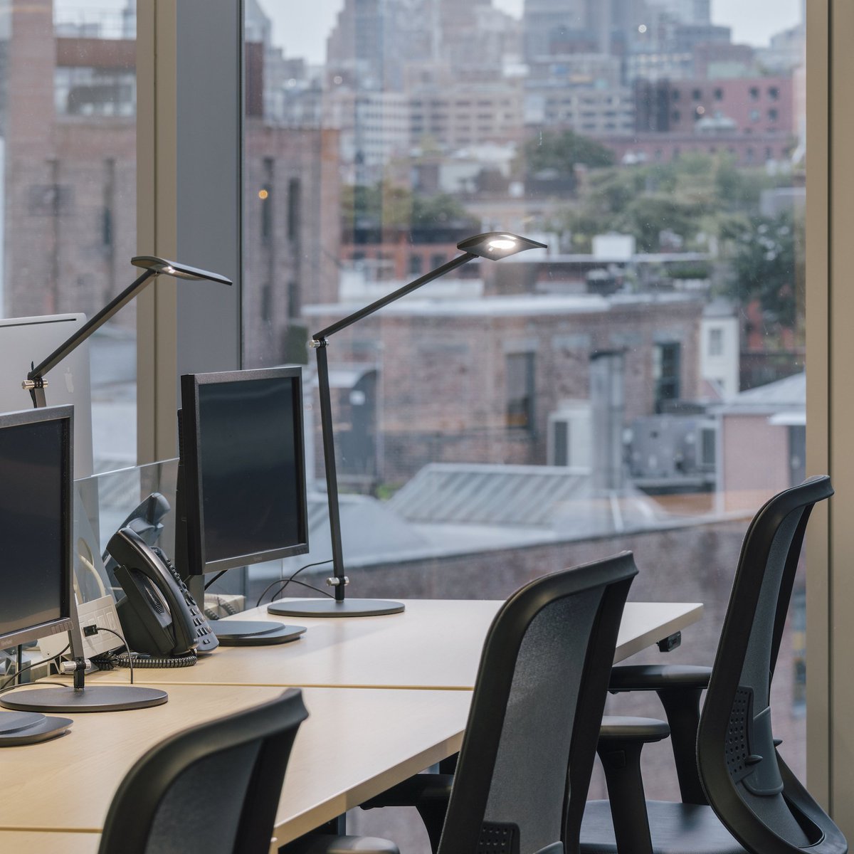 Mosso Pro desk lamps at Delos HQ