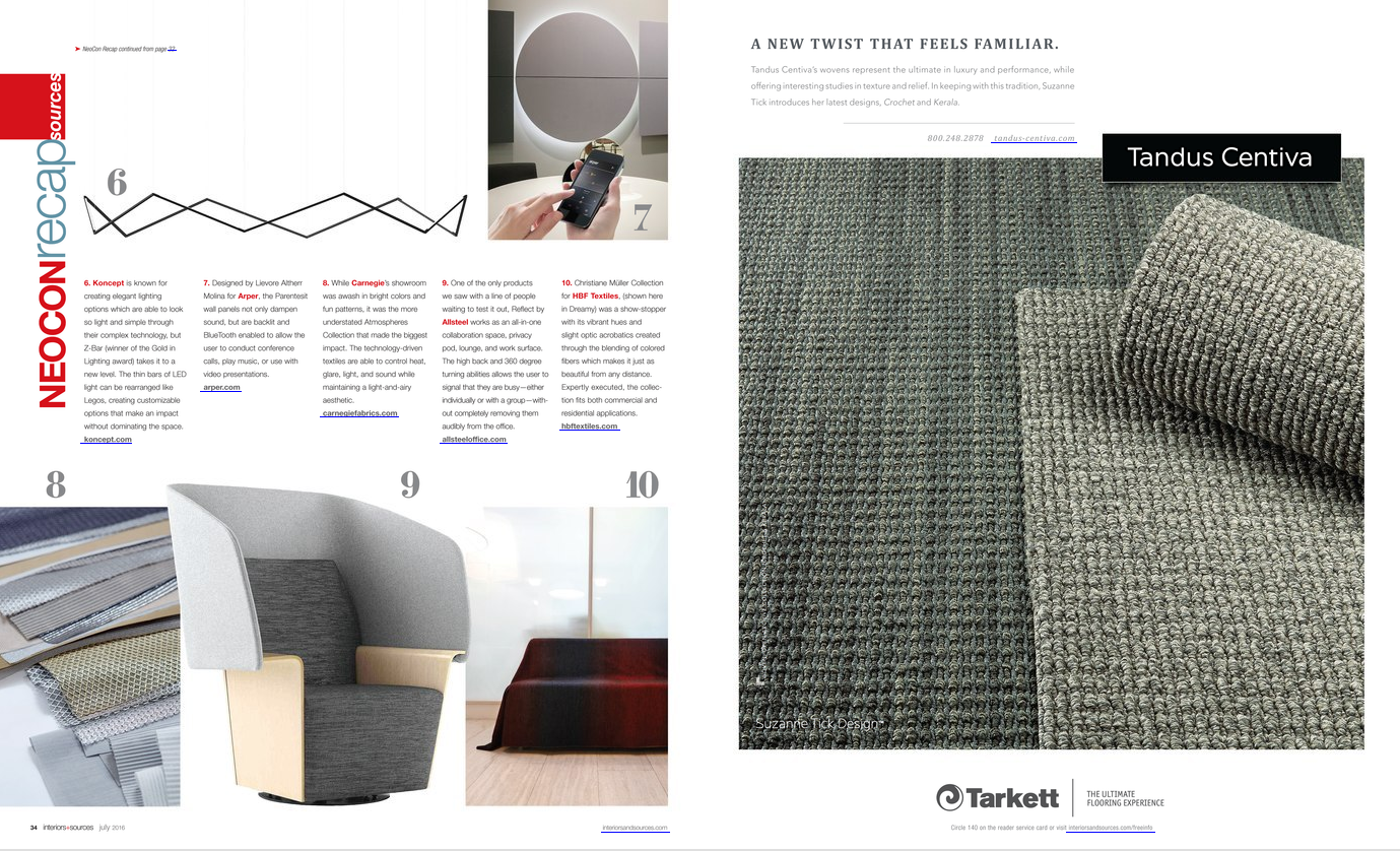 Z-Bar Pendant featured in Interiors & Sources