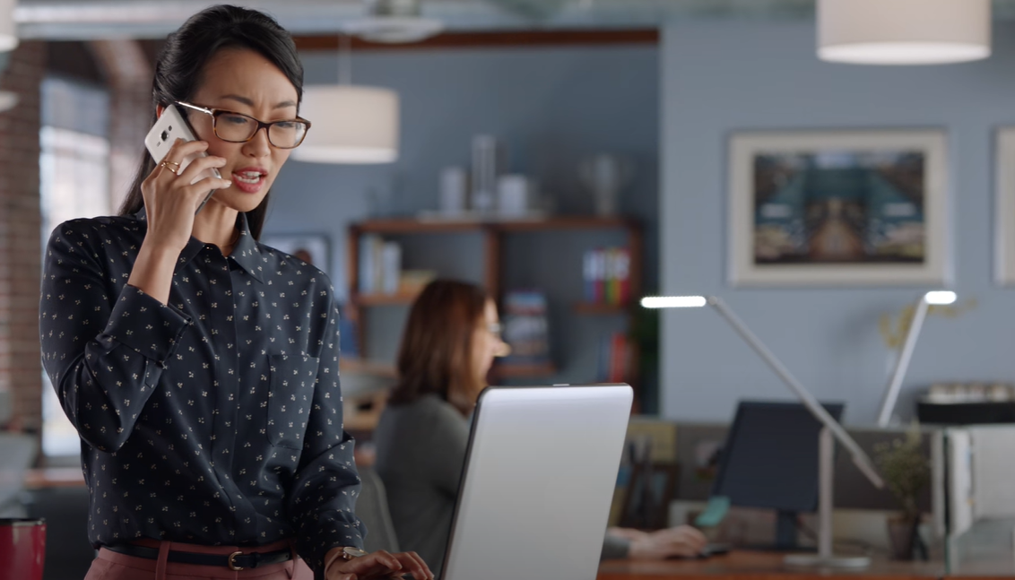 Equo Desk Lamp featured on Discover Card's cashback ad
