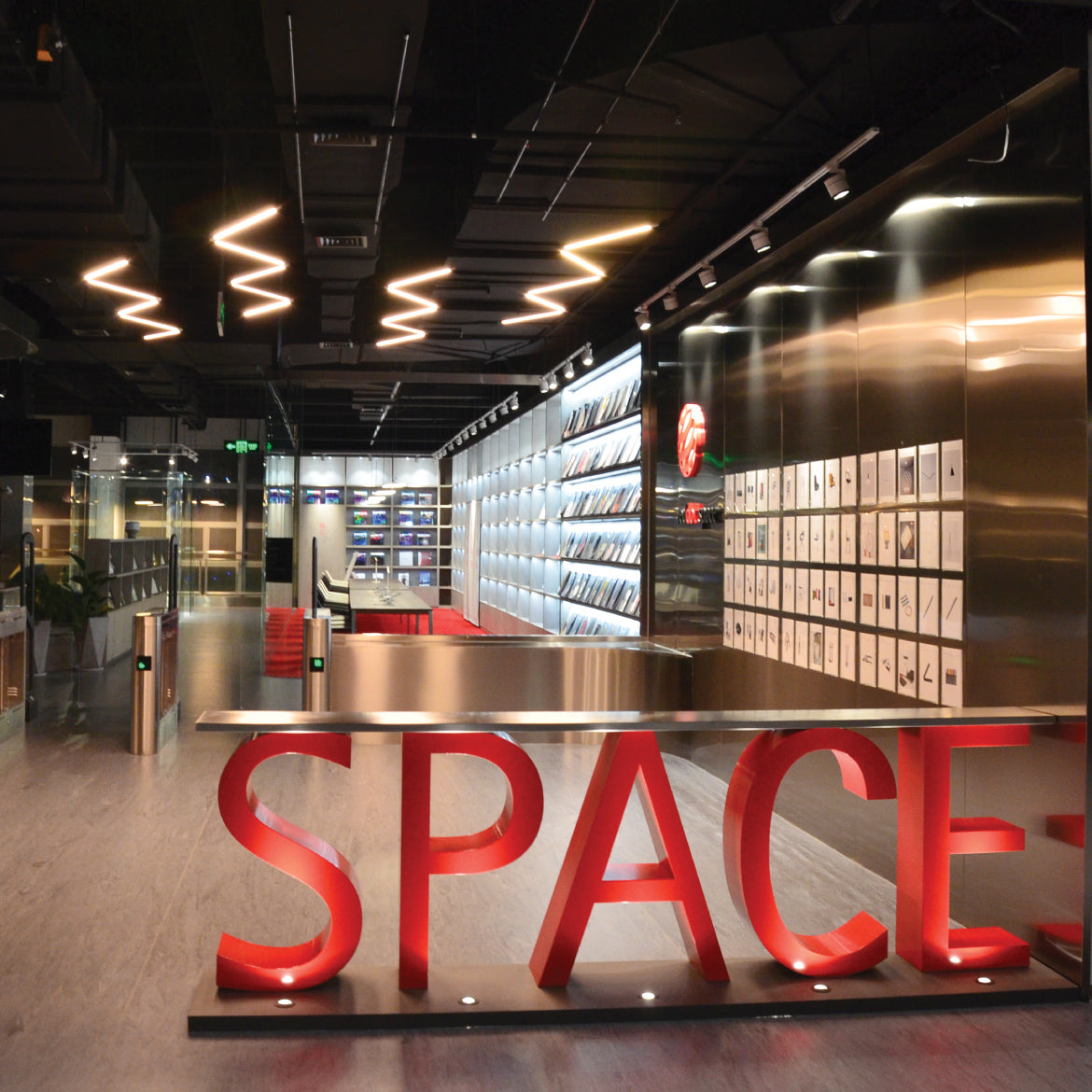 Z-Bar Pendant at Red Dot Design Museum in Xiamen, China