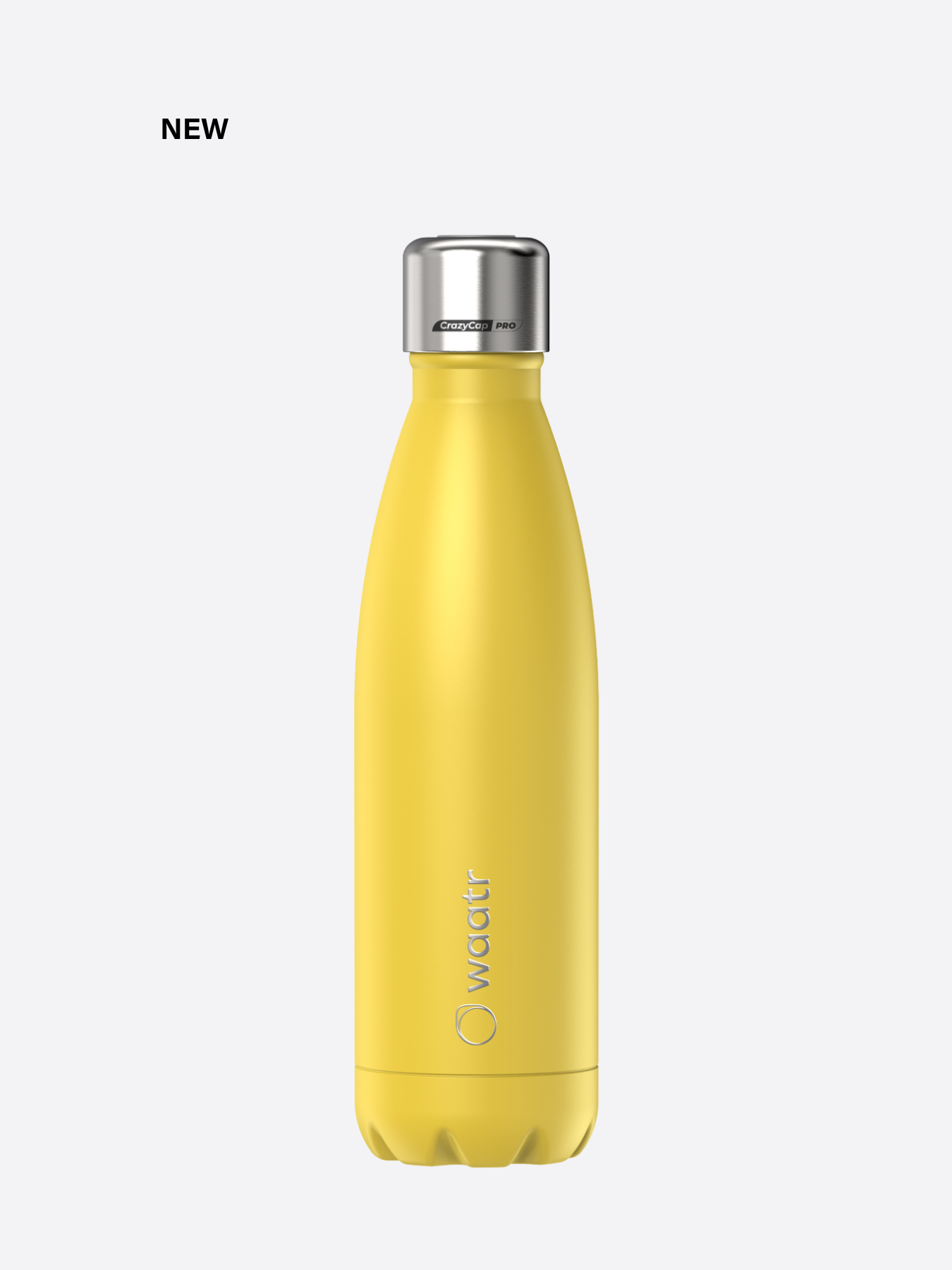 Waatr CrazyCap Pro UV Water Purifier Bottle - Sunshine