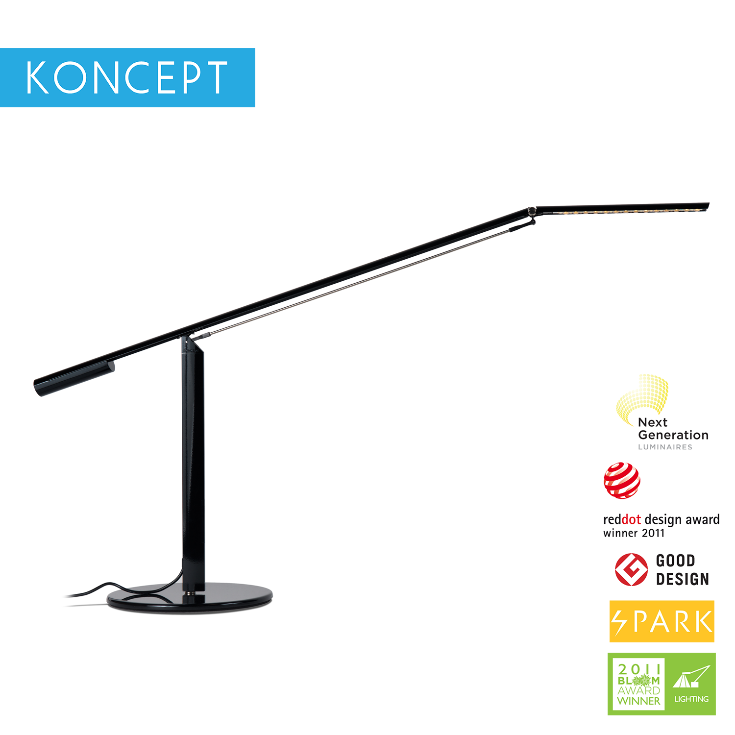 Koncept Equo LED Desk Lamp (ELX-DSK)