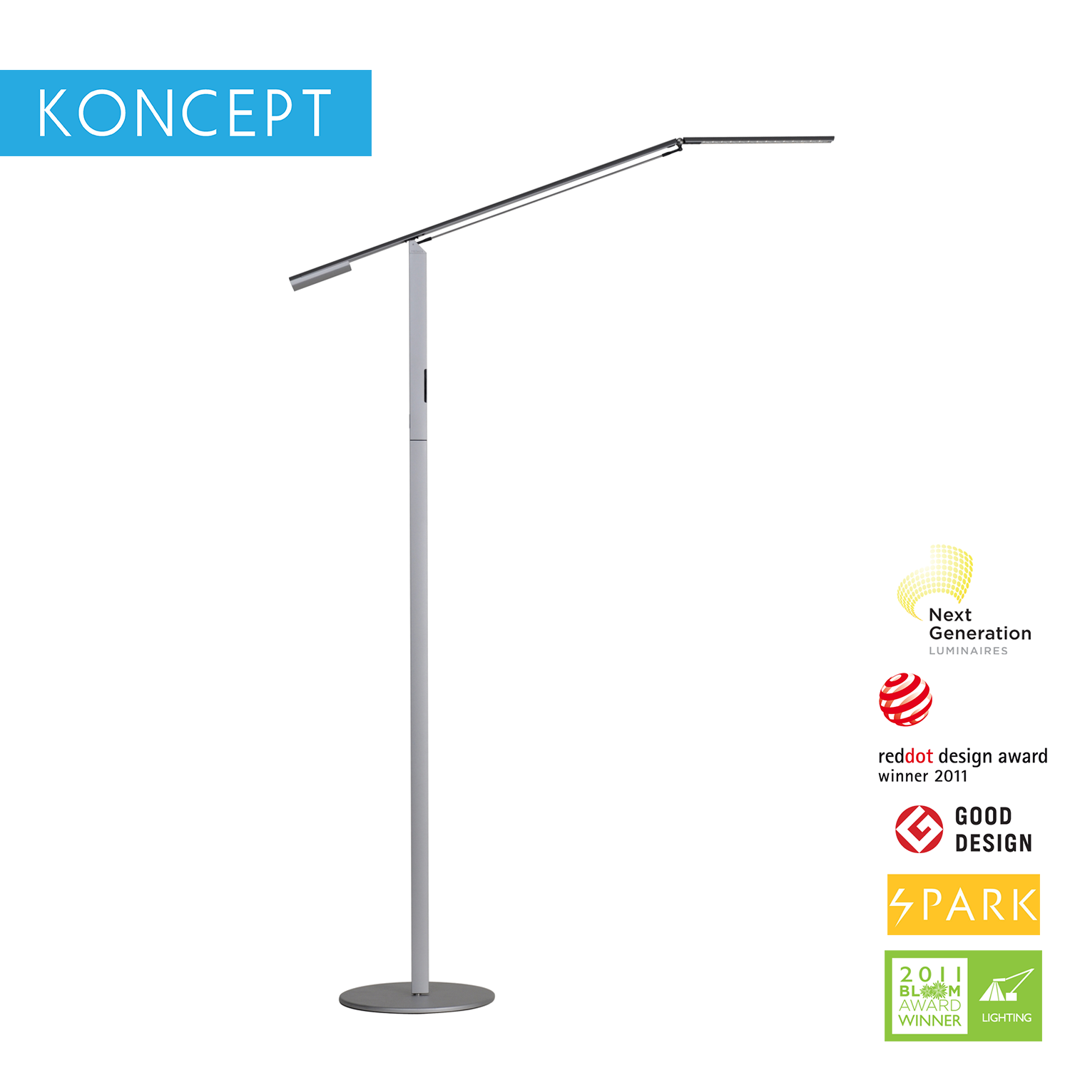 Koncept Equo LED Floor Lamp (ELX-FLR)