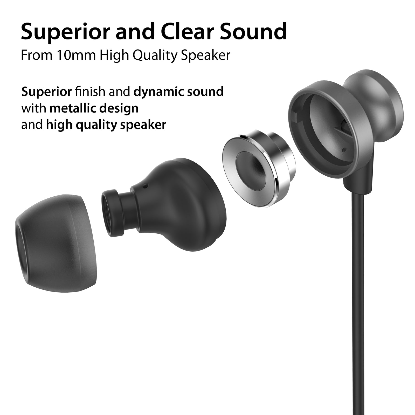 iLuv Metal Forge Neck Air In-Ear Sports Bluetooth Neckband Earphone