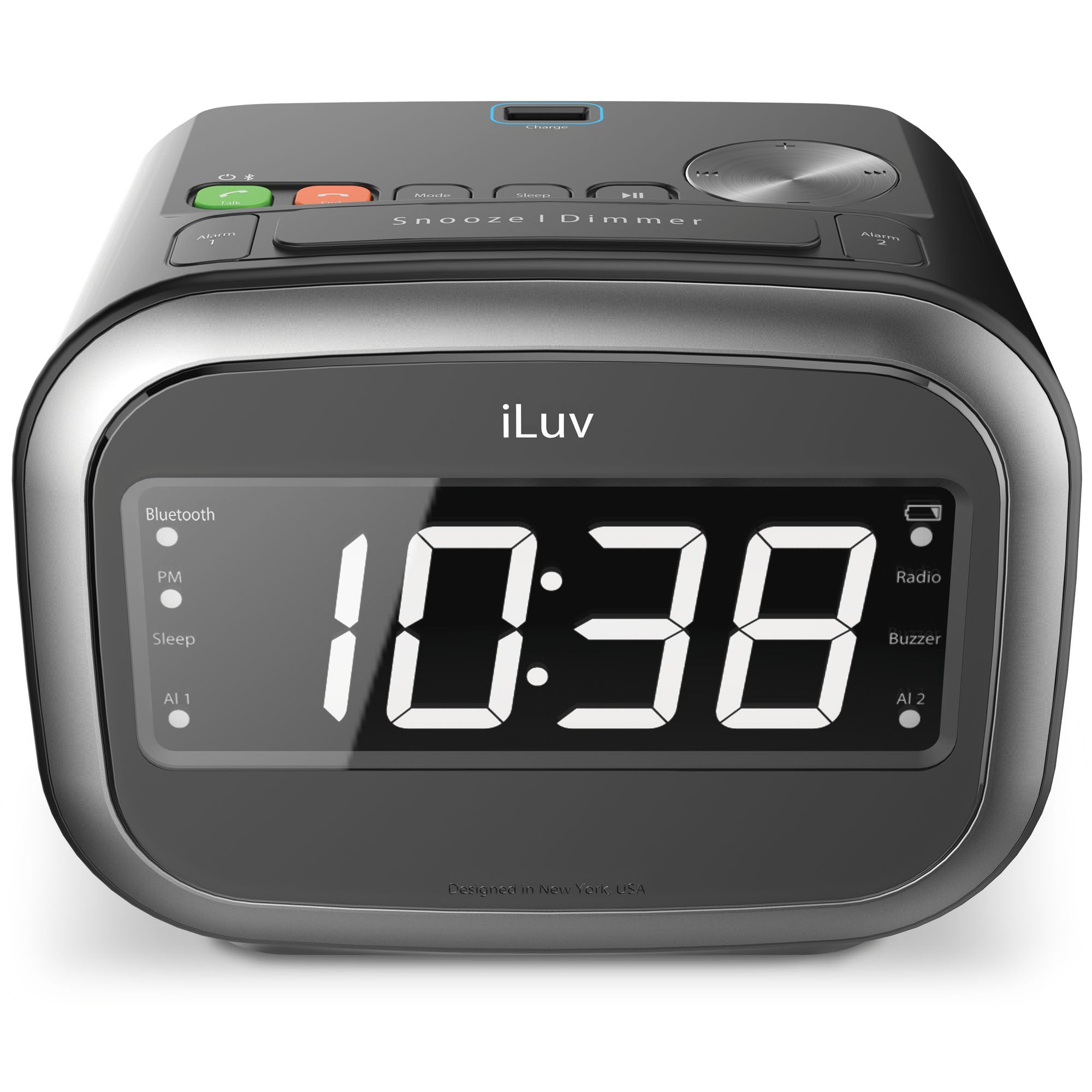 iLuv MORNING CALL2 Bluetooth Alarm Speaker