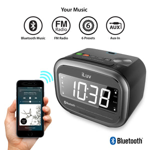 iLuv MORNING CALL2 Bluetooth Alarm Speaker