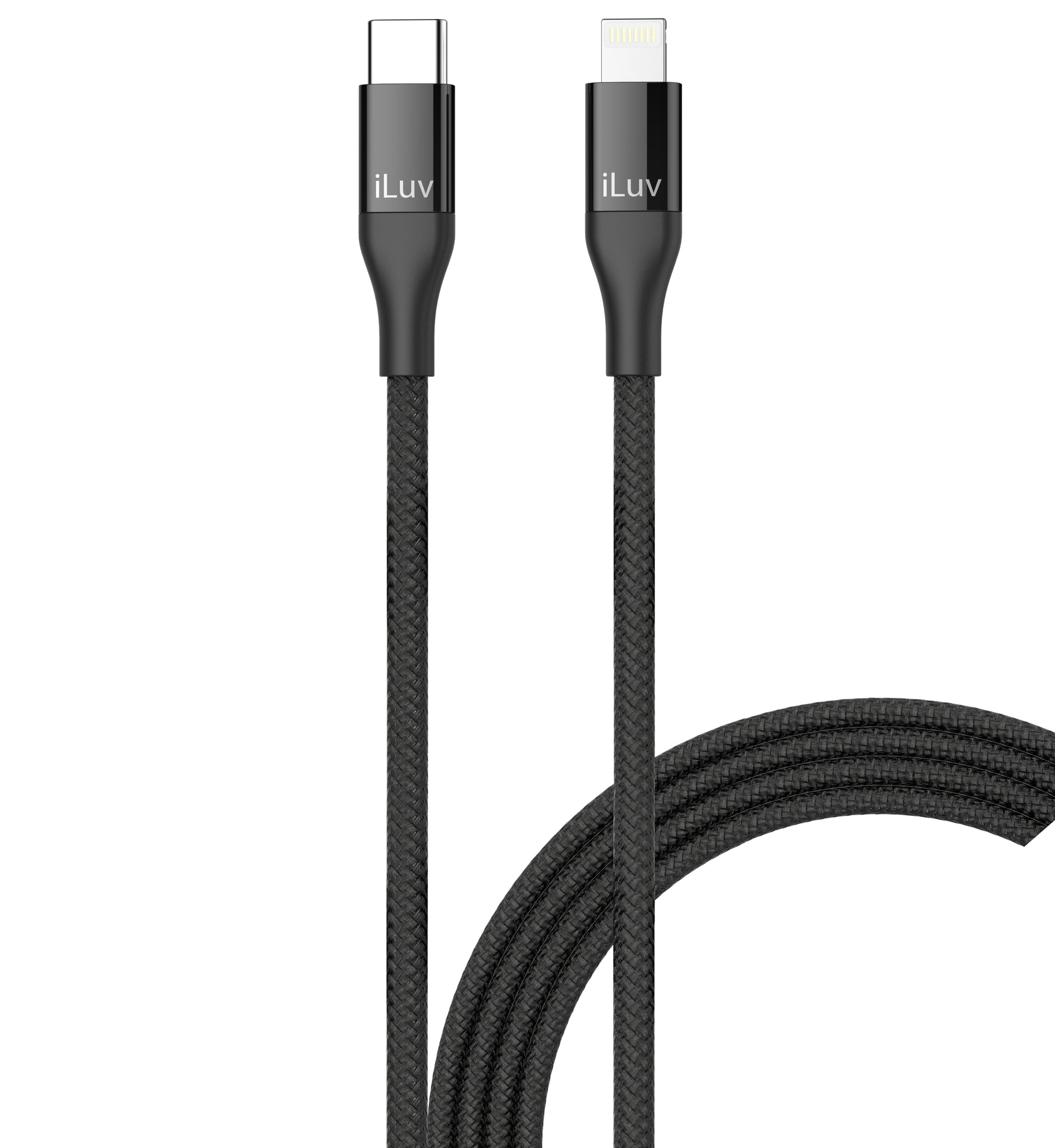 iLuv ICB278 PD Lightning to Type C Braided Cable