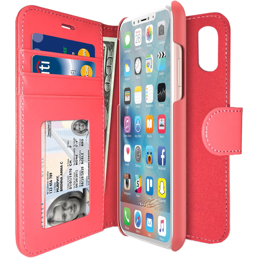 iLuv AIXDIAR iPhone X Case DIARY Leather